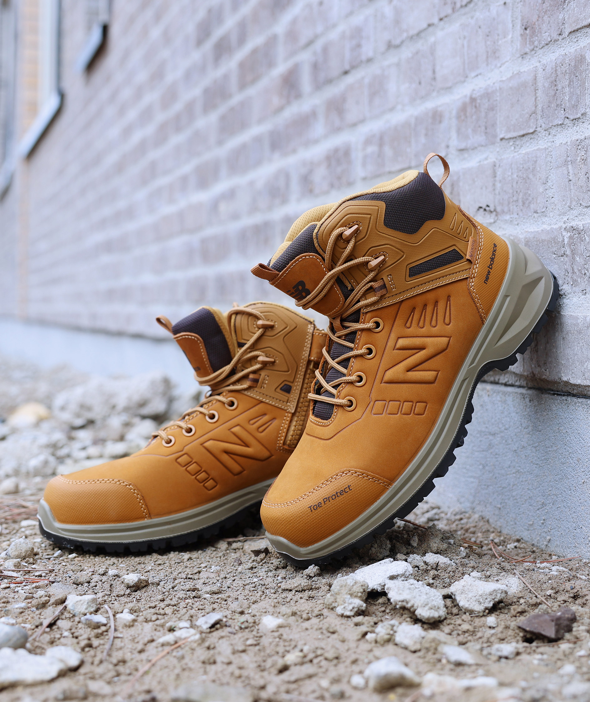 New Balance Calibre Wheat skyddsst&ouml;vlar S3, Brun