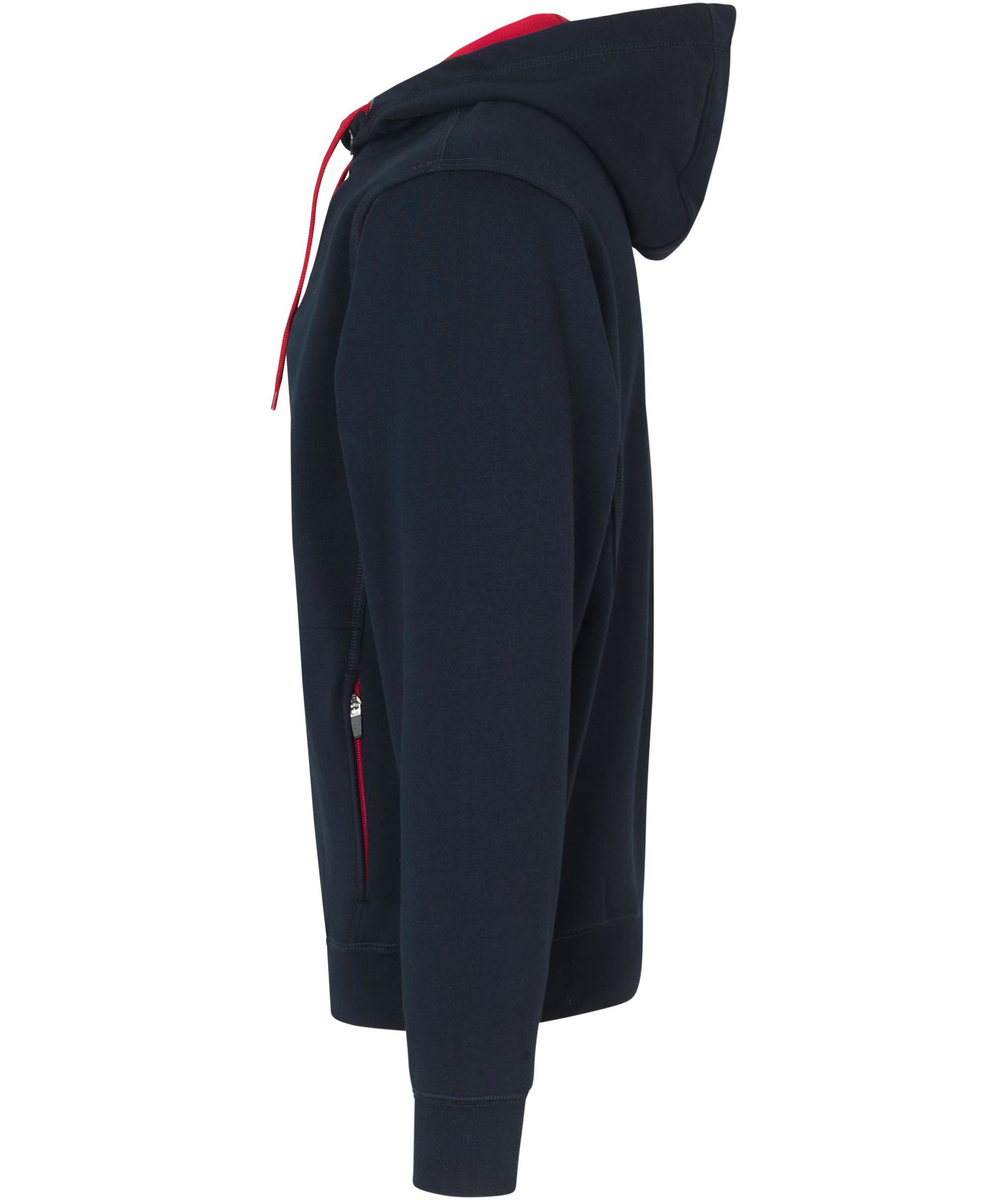 ID bonded hoodie with full zipper, Marine Blue, large image number 2