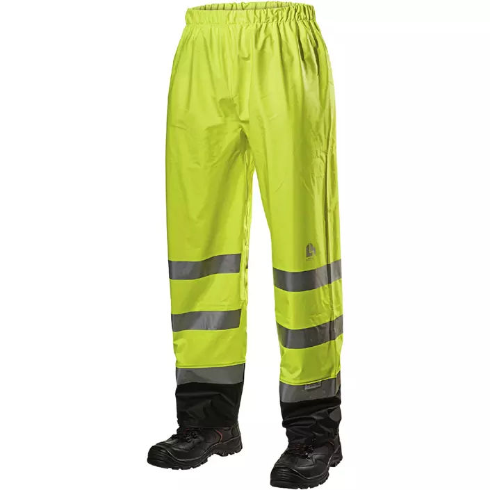 L.Brador rain trousers 930, Hi-Vis Yellow, large image number 0