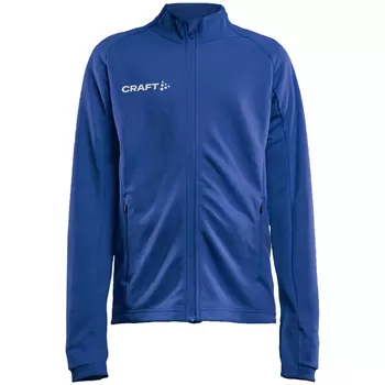 Craft Evolve Full Zip sweatshirt for barn, Club Cobolt