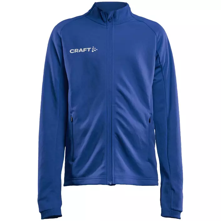 Craft Evolve Full Zip sweatshirt till barn, Club Kobolt, large image number 0