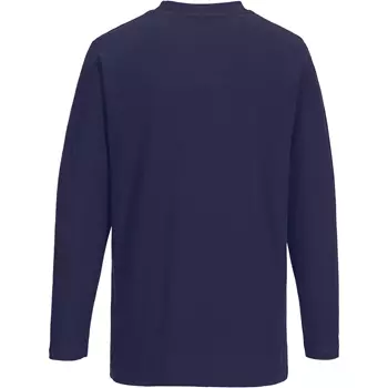 Portwest långärmad T-shirt, Marinblå