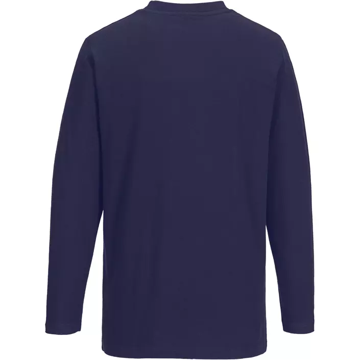 Portwest long-sleeved T-shirt, Marine Blue, large image number 1