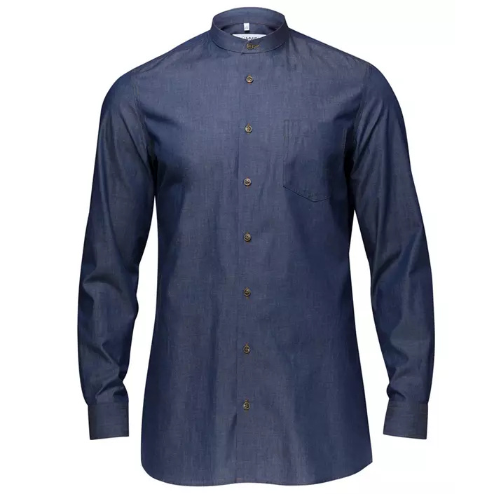Kümmel Chris Slim fit skjorta, Jeans Blue, large image number 0