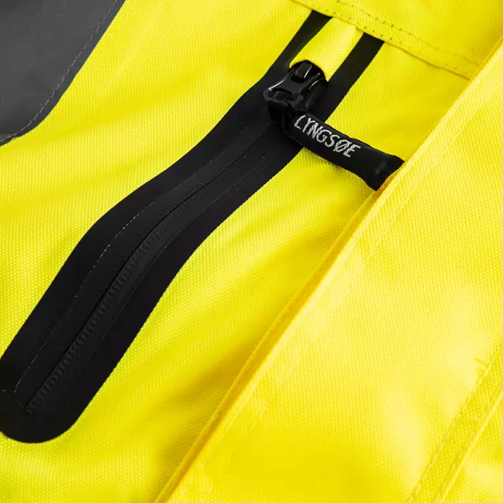 Lyngsoe winter work jacket, Hi-vis Yellow/Black, large image number 2