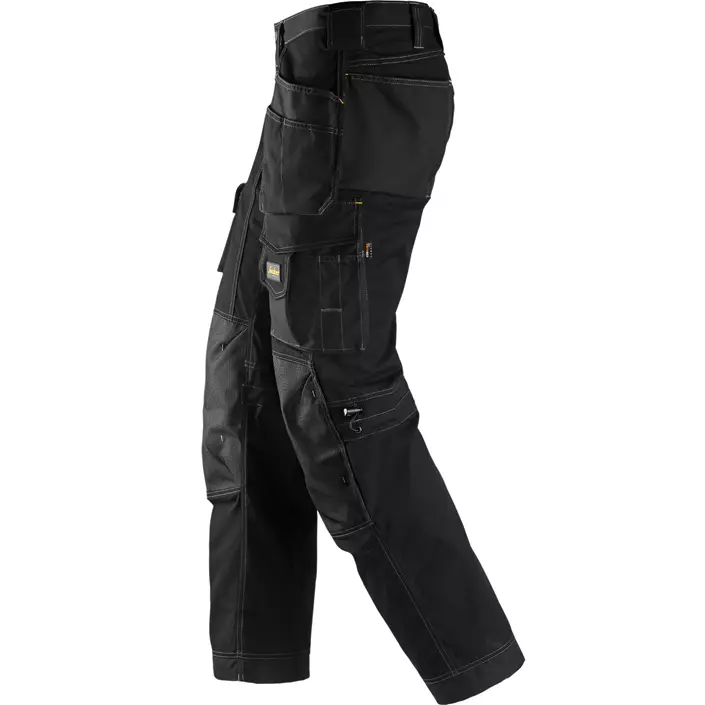 Snickers craftsman trousers 3223, Black/Black, large image number 2