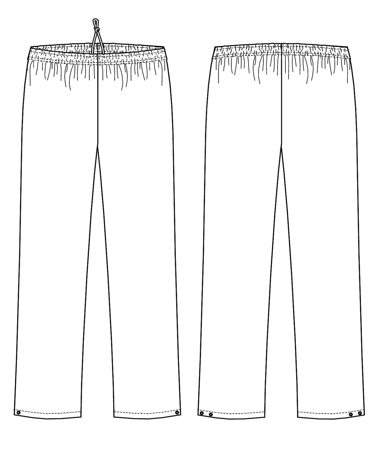 Kentaur HACCP-approved jogging trousers leg length 80 cm, White, large image number 3