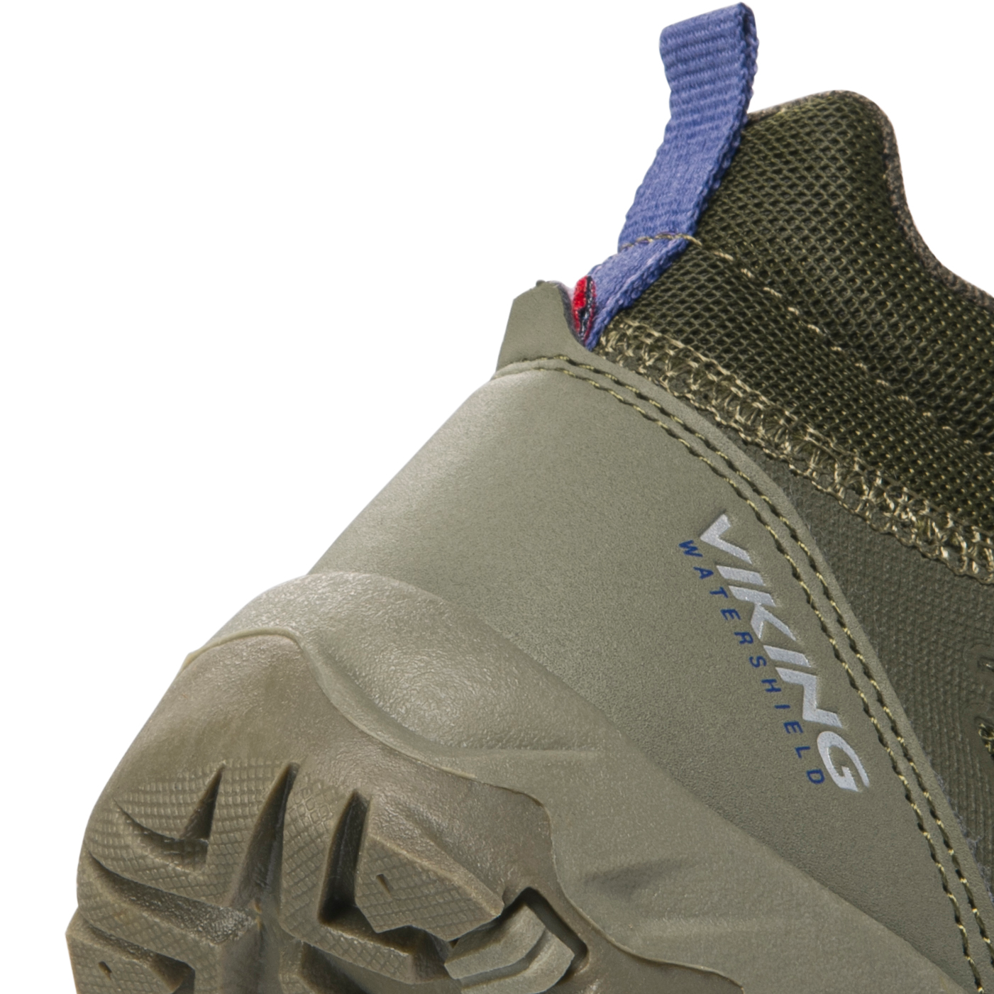 Viking Track Mid WP sneakers for kids, Olive, large image number 3