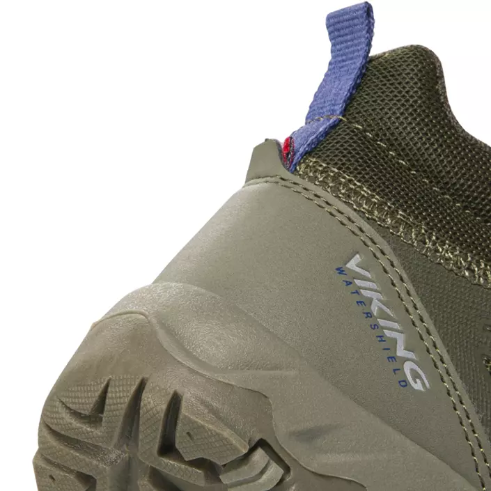 Viking Track Mid WP sneakers für Kinder, Olivgrün, large image number 3