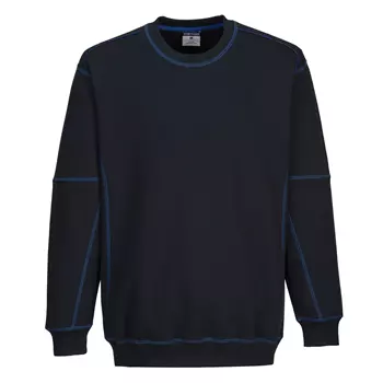 Portwest sweatshirt, Marinblå/Kungsblå