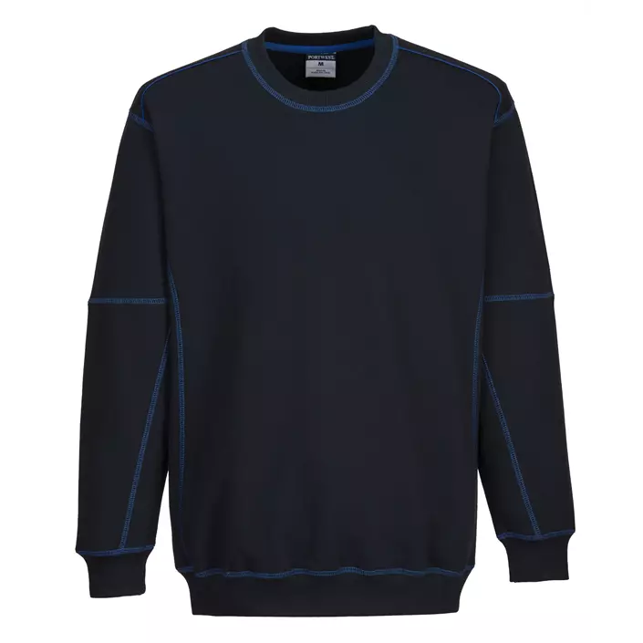 Portwest sweatshirt, Marinblå/Kungsblå, large image number 0