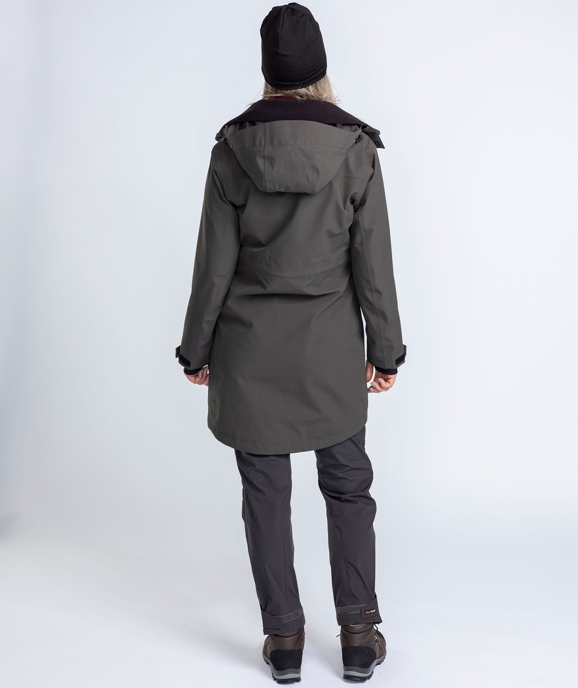 Pinewood dame regnparka, Dark Green, large image number 10