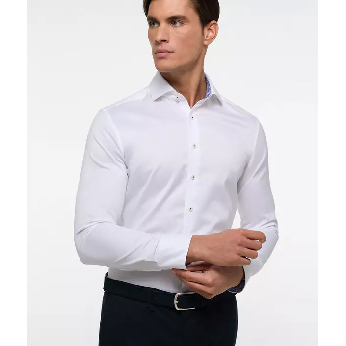 Eterna Soft Tailoring Slim fit shirt, Off White, large image number 1