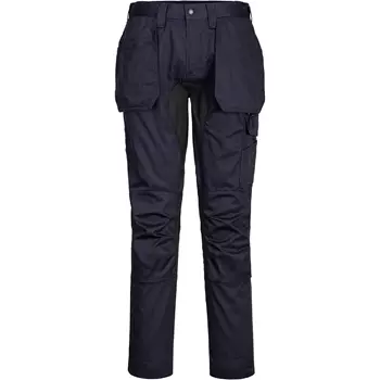 Portwest WX2 Eco craftsman trousers, Dark navy/Black