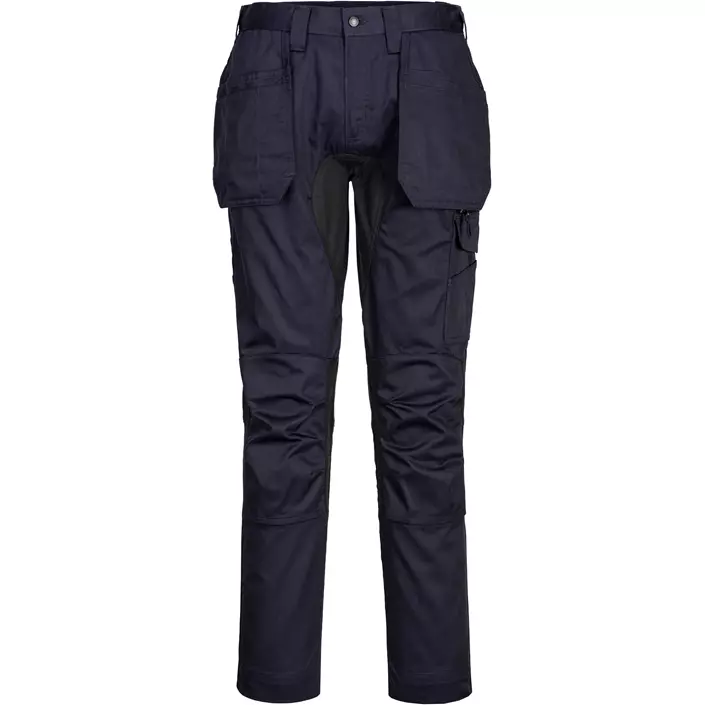 Portwest WX2 Eco craftsman trousers, Dark navy/Black, large image number 0