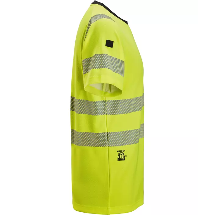 Snickers T-shirt 2539, Hi-Vis Yellow, large image number 4