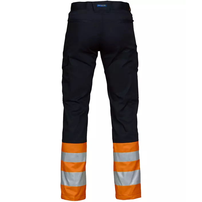 ProJob work trousers 6523, Black/Hi-vis Orange, large image number 1