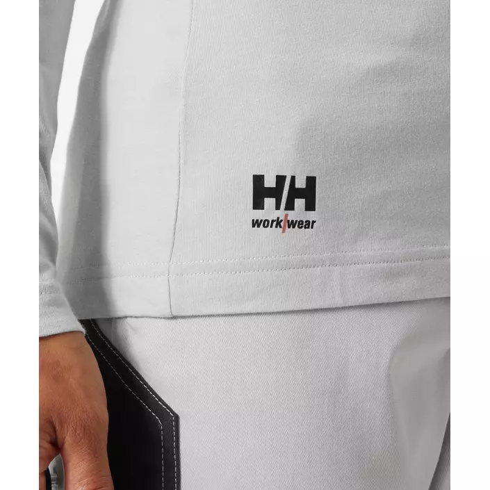 Helly Hansen Classic langermet T-skjorte dame, Grey fog, large image number 5