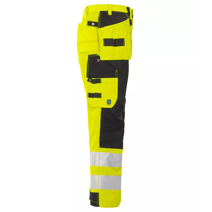 ProJob craftsman trousers 6506, Hi-vis Yellow/Black, large image number 3