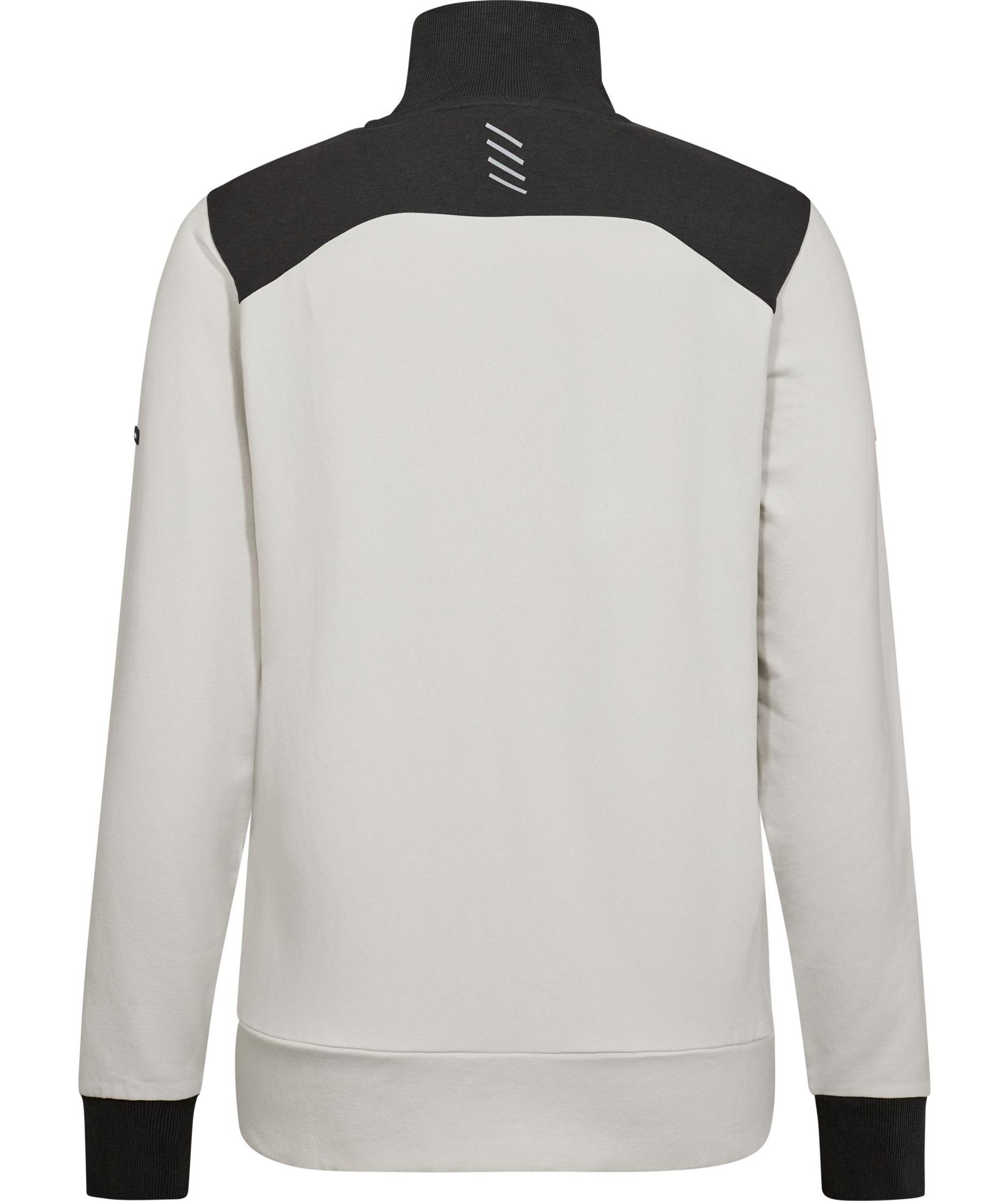 Engel Entire dame sweat cardigan, Bone White/Anthracite Grey, large image number 3