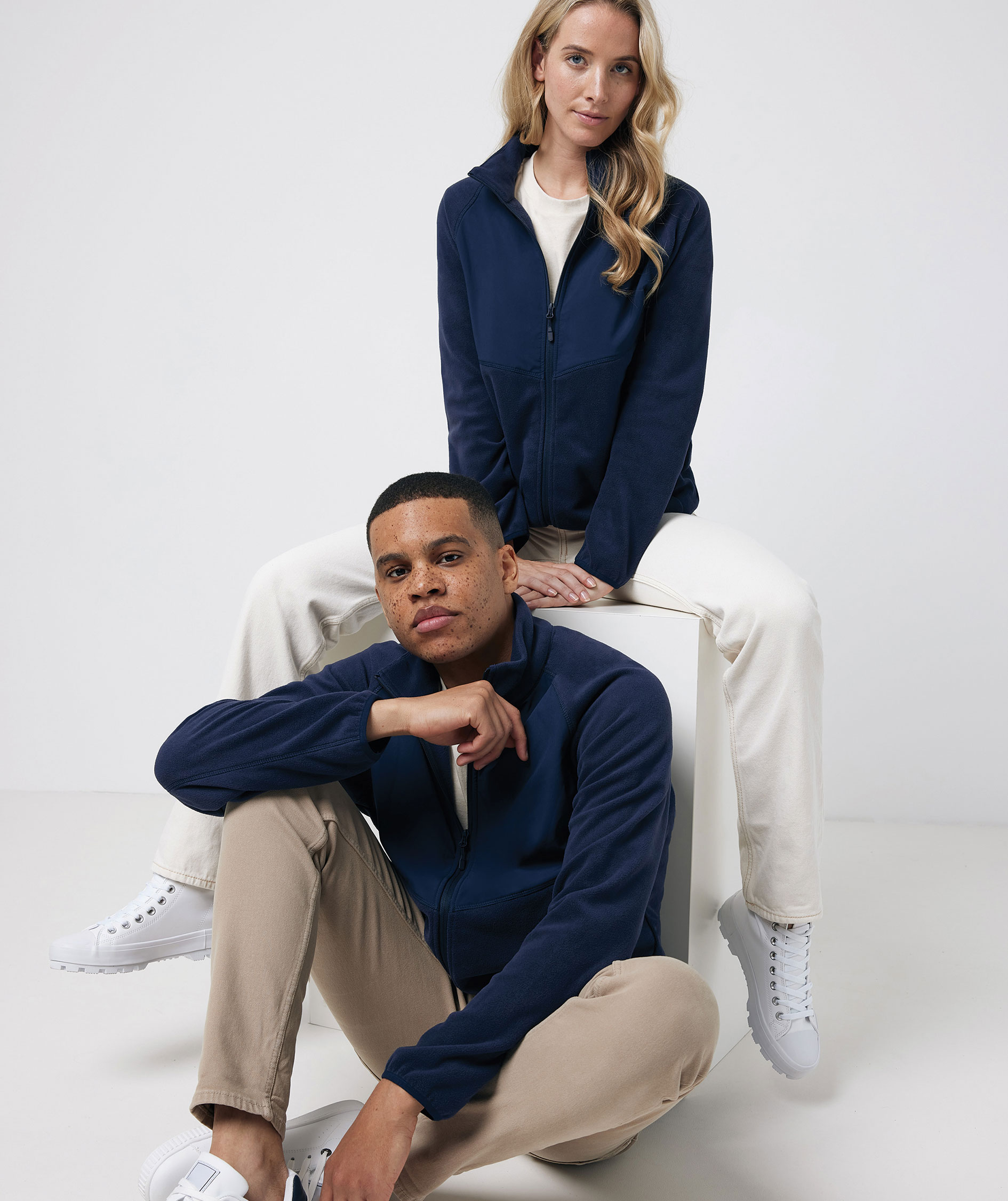 Iqoniq Talung fleecetr&oslash;je, Marinebl&aring;, large image number 7