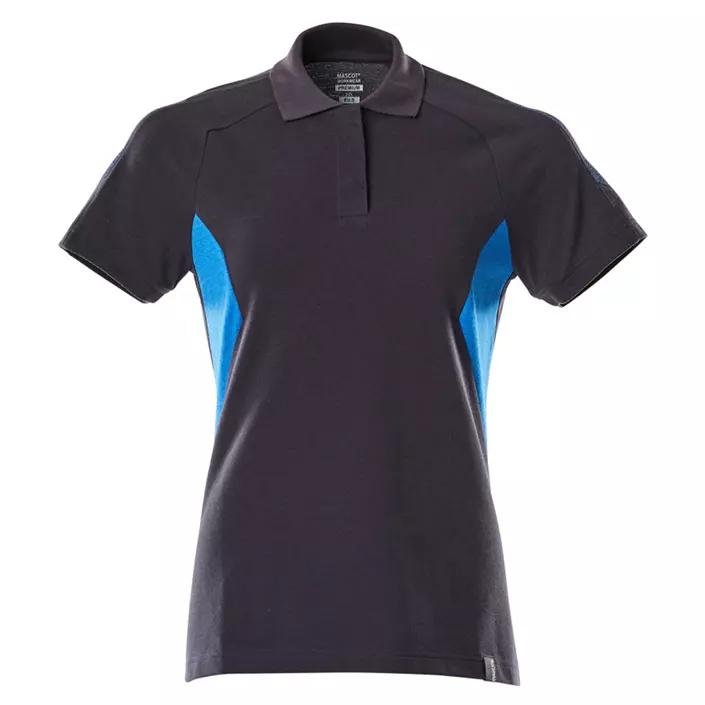 Mascot Accelerate women's polo shirt, Dark Marine/Azure, large image number 0