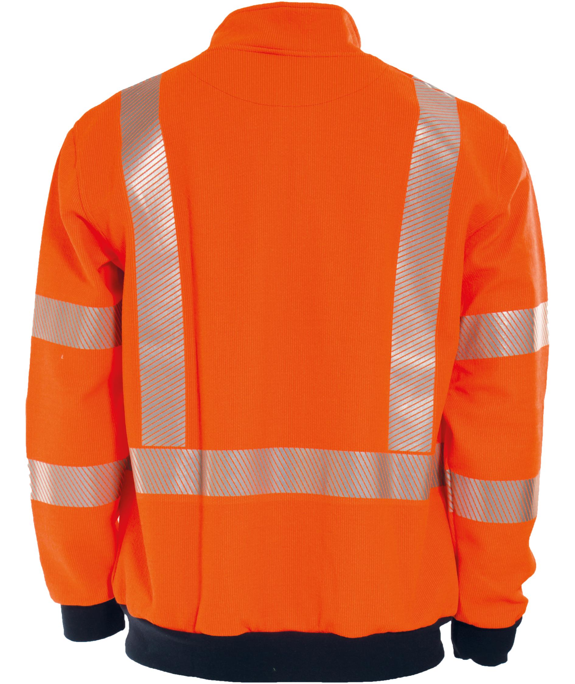 Tranemo FR half zip sweatshirt, Hi-vis Orange, large image number 2