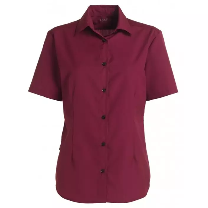 Kentaur modern fit short-sleeved women's shirt, Bordeaux, large image number 0