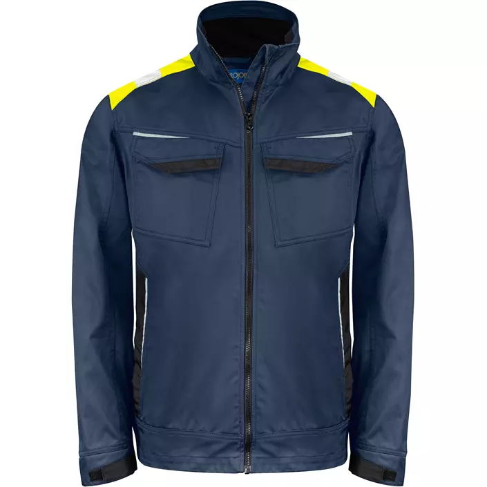 ProJob arbejdsjakke 5427, Navy/Yellow, large image number 0