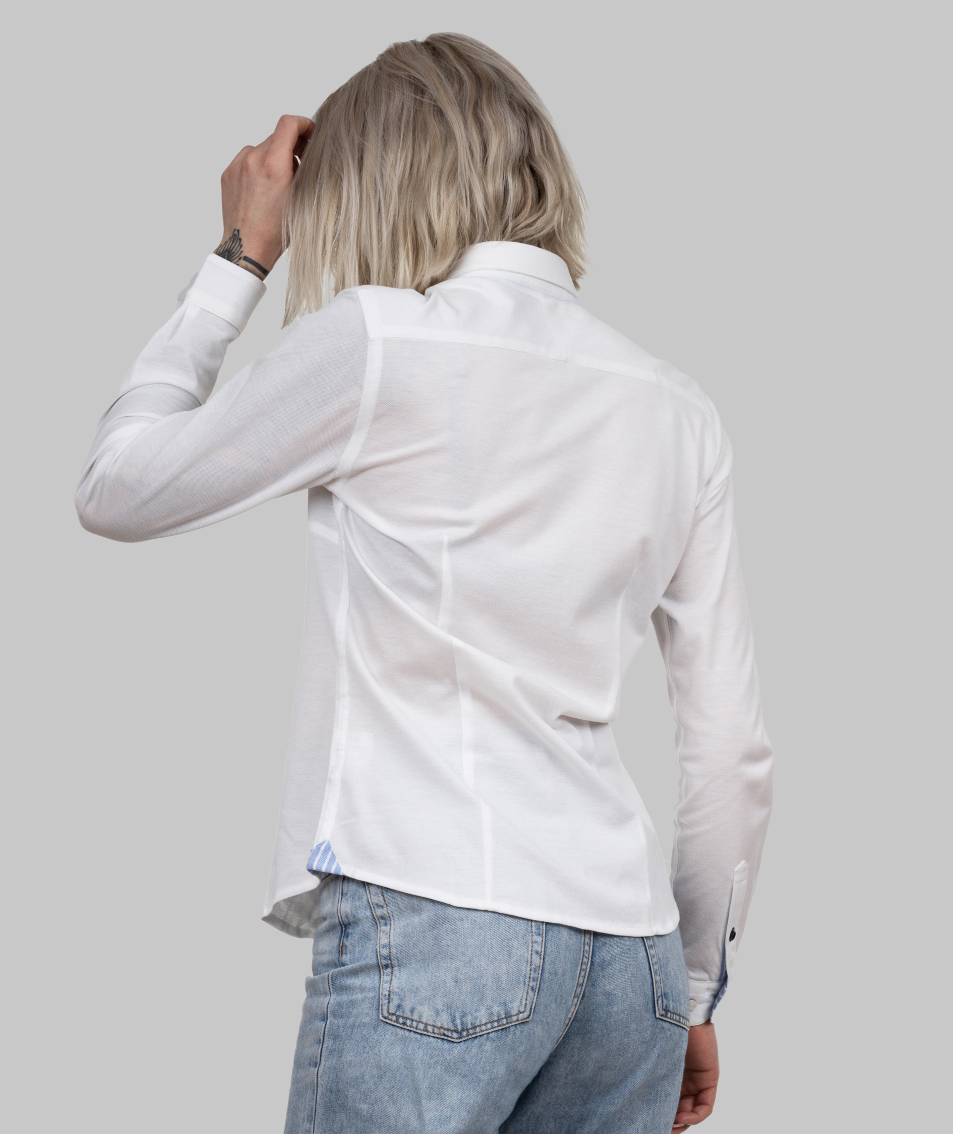 J. Harvest & Frost Indigo Bow 34 lady fit Hemd, Wei&szlig;, large image number 3