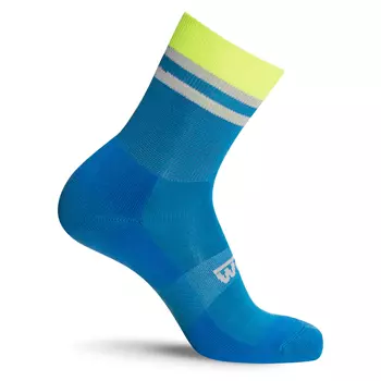 Worik First Aid socks, Light blue/Yellow