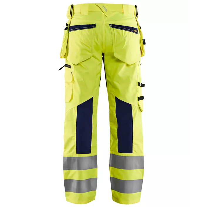 Blåkläder X1900 craftsman trousers, Hi-vis yellow/Marine blue, large image number 1