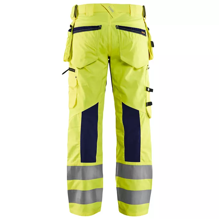 Blåkläder X1900 craftsman trousers, Hi-vis yellow/Marine blue, large image number 1