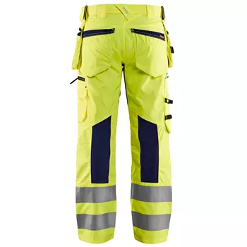 Blåkläder X1900 craftsman trousers, Hi-vis yellow/Marine blue