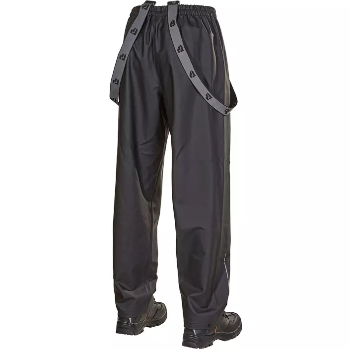 L.Brador rain trousers, Black, large image number 1
