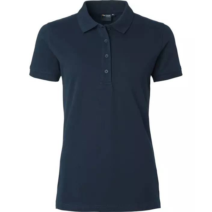 Top Swede dame polo T-shirt 189, Navy, large image number 0