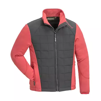 Pinewood Thelon jacket for kids, Raspberry Red/Dark Antracite