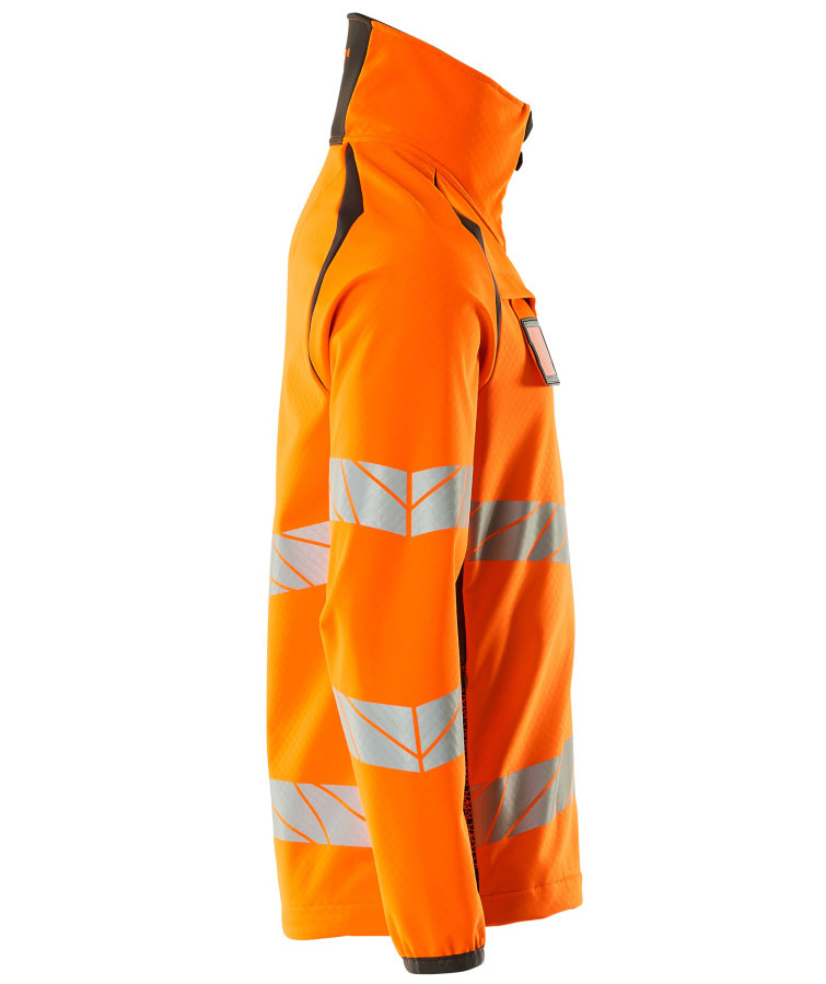 Mascot Accelerate Safe softshelljakke, Hi-vis Orange/M&oslash;rk antracit, large image number 2
