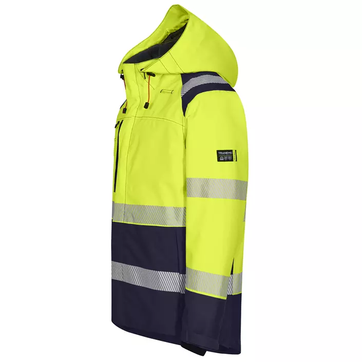 Tranemo Vision HV winter jacket, Hi-Vis yellow/marine, large image number 2
