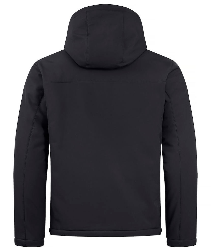 Clique Gef&uuml;ttert Softshelljacke, Schwarz
