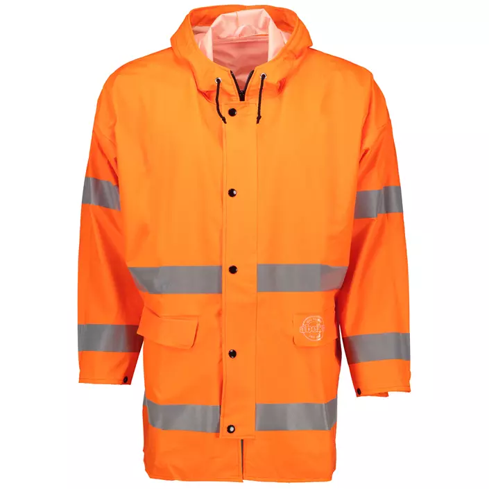 Abeko Atec rain jacket, Hi-vis Orange, large image number 0