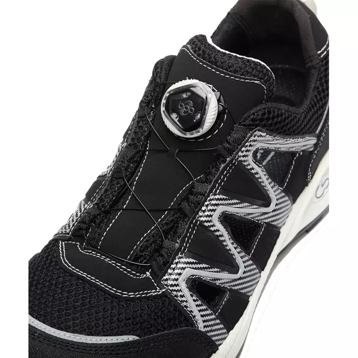 Grisport 70166 safety sandals S1P, Black/White, large image number 2