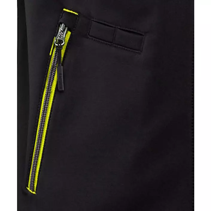 Blåkläder Unite softshell vest, Black/Yellow, large image number 2