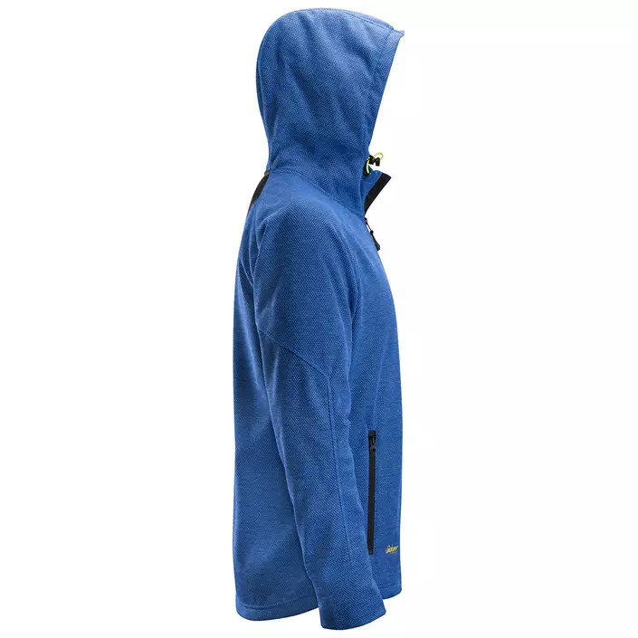 Snickers FlexiWork fleece hoodie 8041, Blue/Black, large image number 3