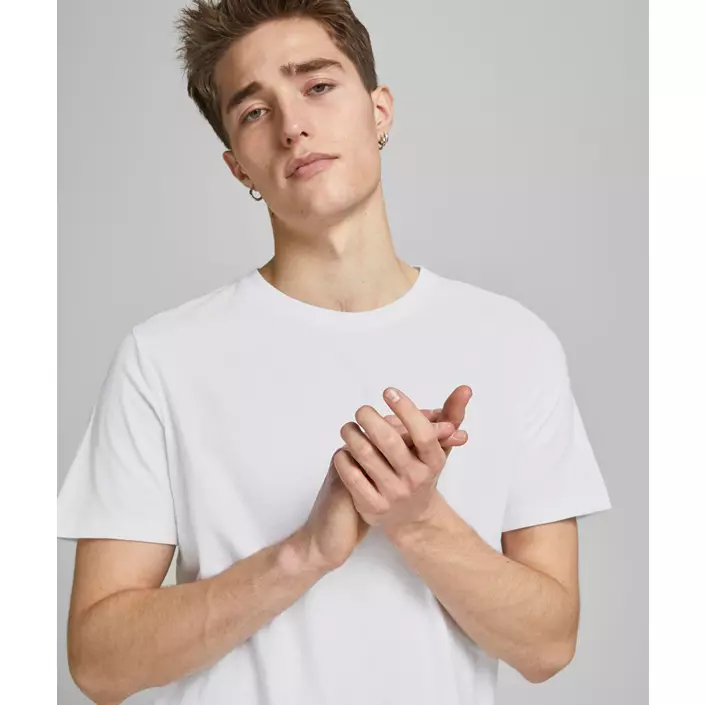Jack & Jones JACJENS 5-pack T-shirt, White/black, large image number 5