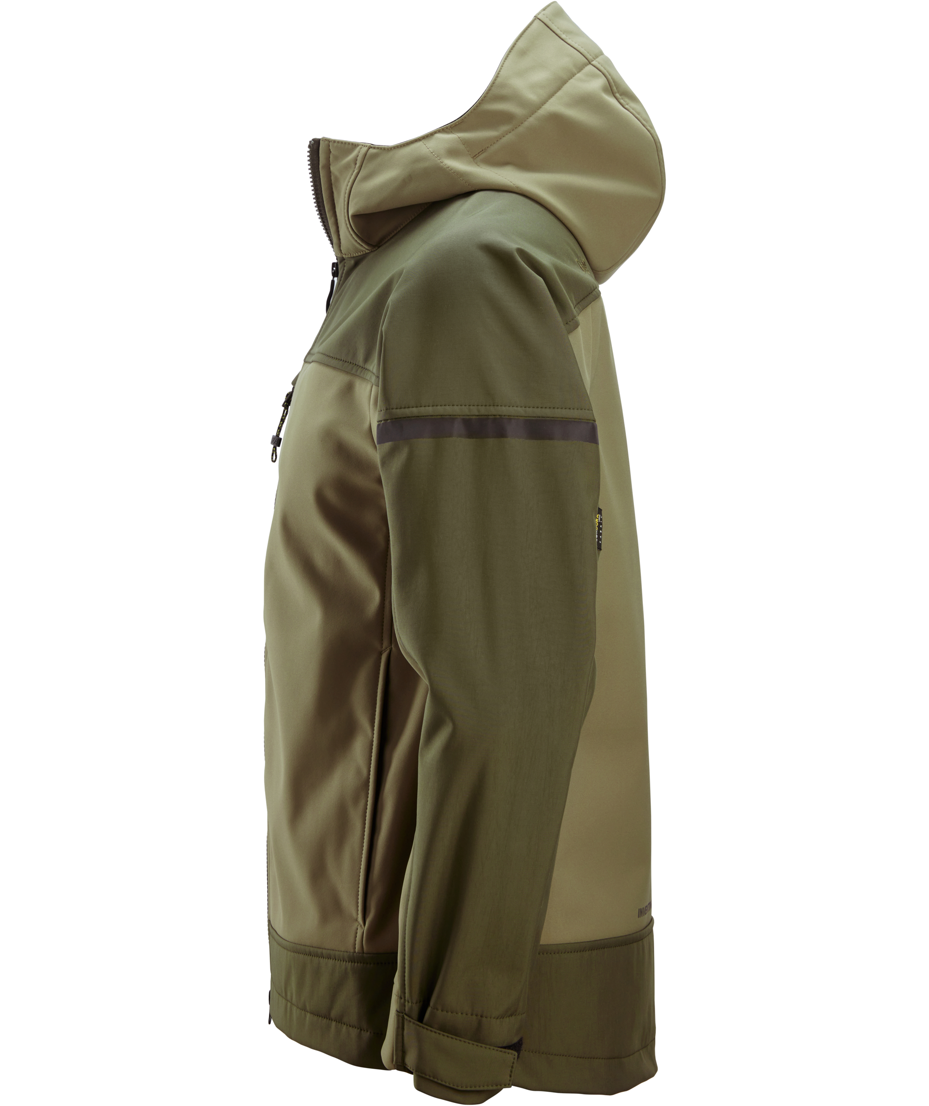 Snickers AllroundWork softshell jacket 1226, Khaki Green/Dark Khaki Green, large image number 6