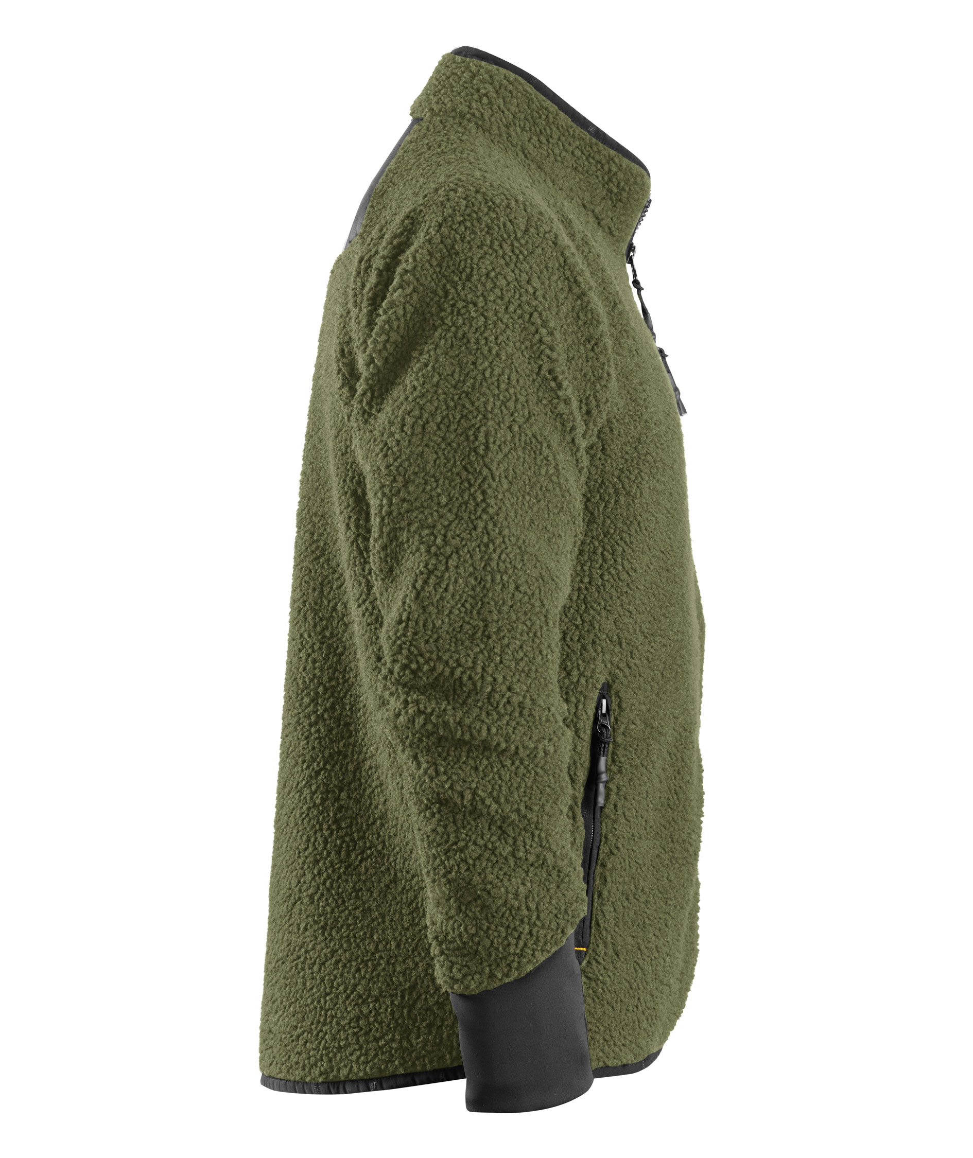Snickers AllroundWork fibre pile jacket 8021, khaki green/black, large image number 2