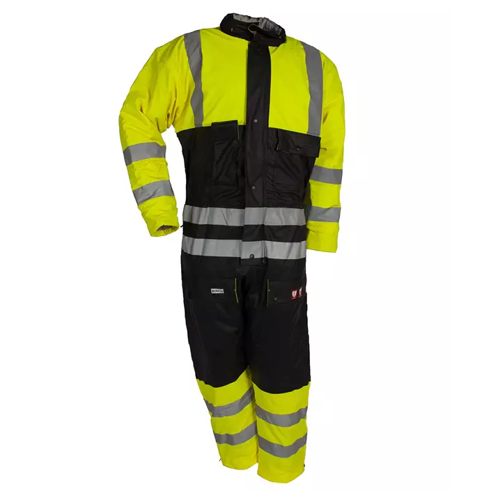Lyngsoe winter coverall, Hi-Vis yellow/marine, large image number 0