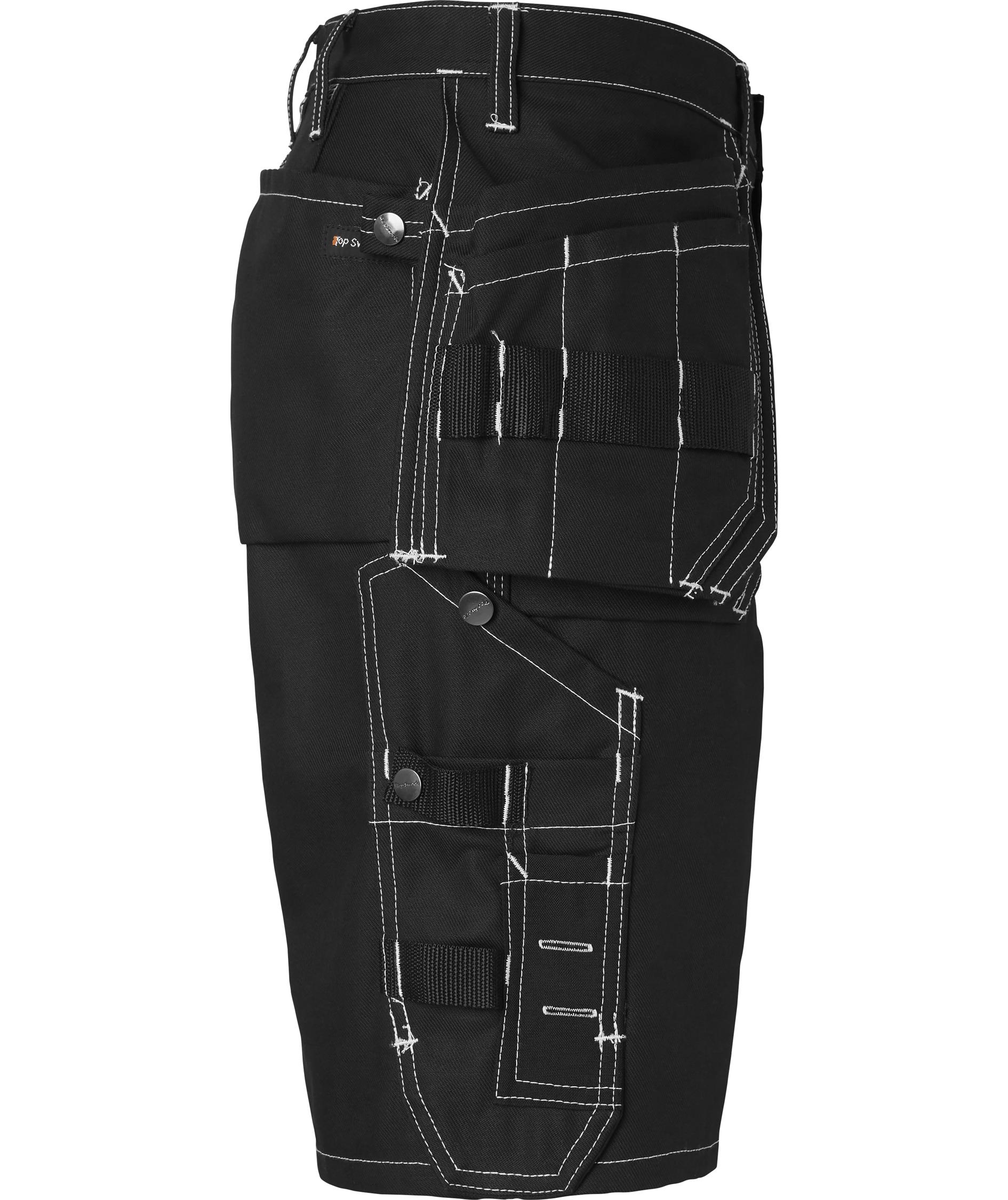 Top Swede hantverksshorts 194, Svart, large image number 2