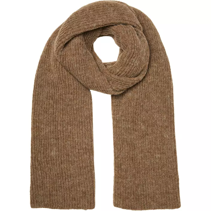 Vero Moda VMGILA Rib halstørklæde, Brown Lentil, Brown Lentil, large image number 0